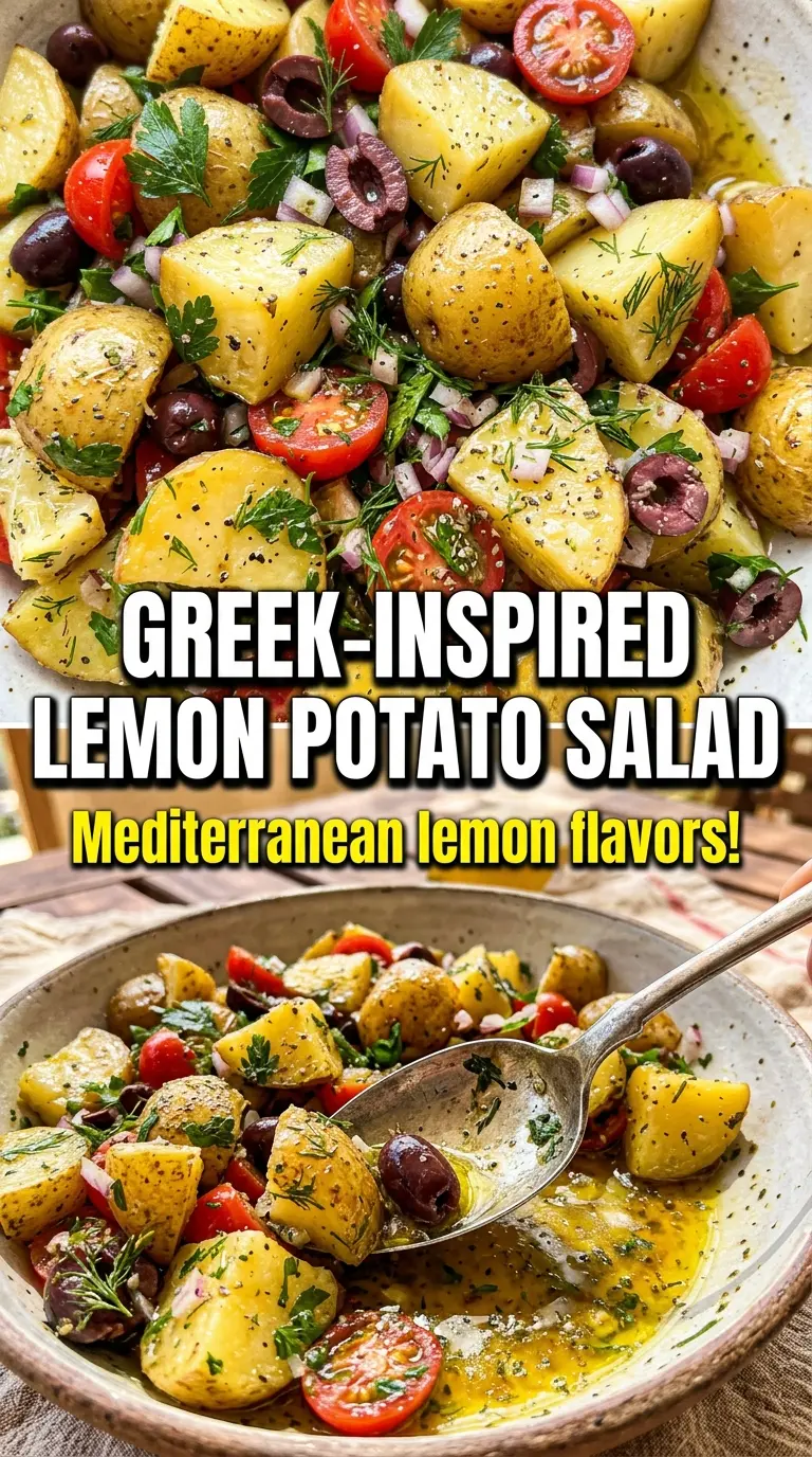Lemon Potato Salad creamy citrus herbs