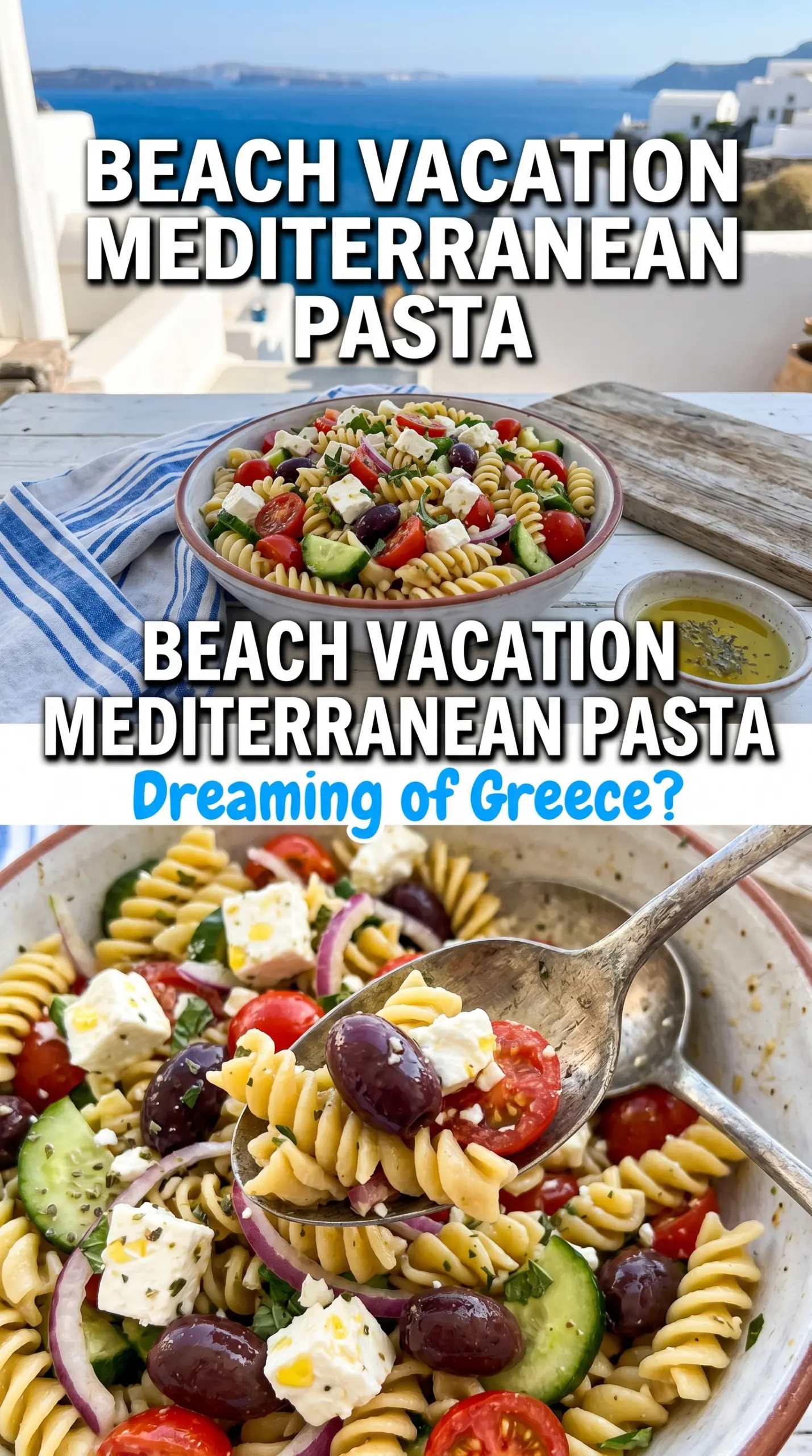 Mediterranean Pasta Salad colorful lemon-herb