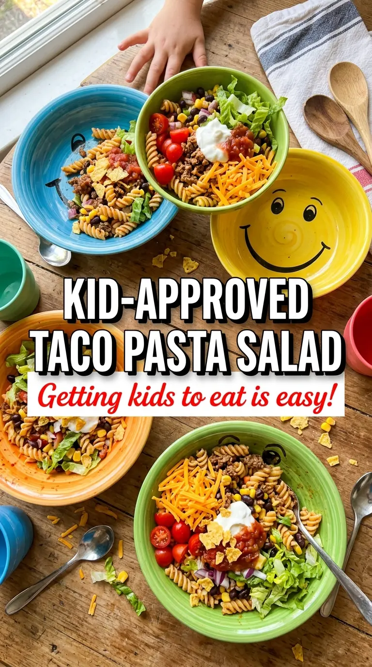 Mexican Taco Pasta Salad creamy crunchy colorful