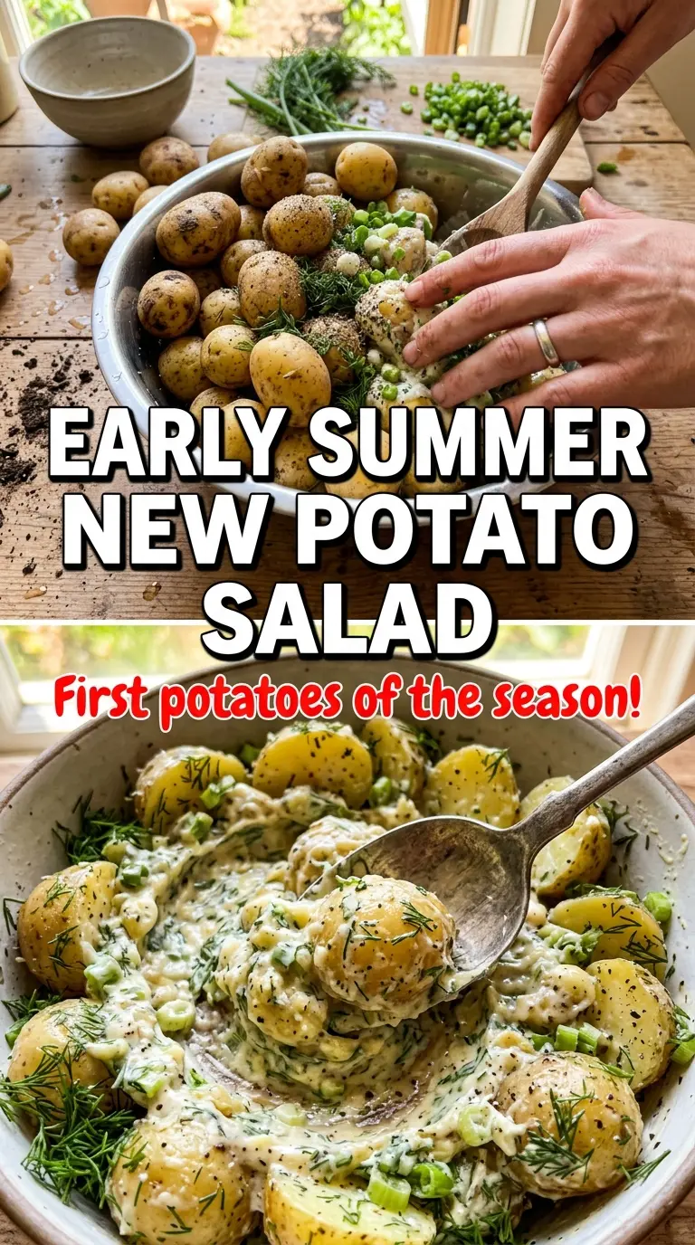 New Red Potato Salad fresh herb vinaigrette