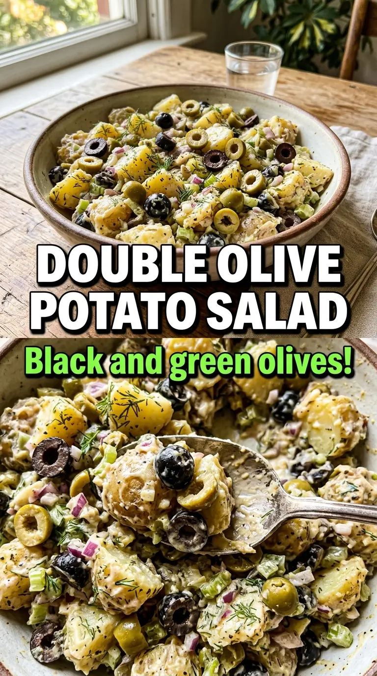 Olive Potato Salad briny Mediterranean feta