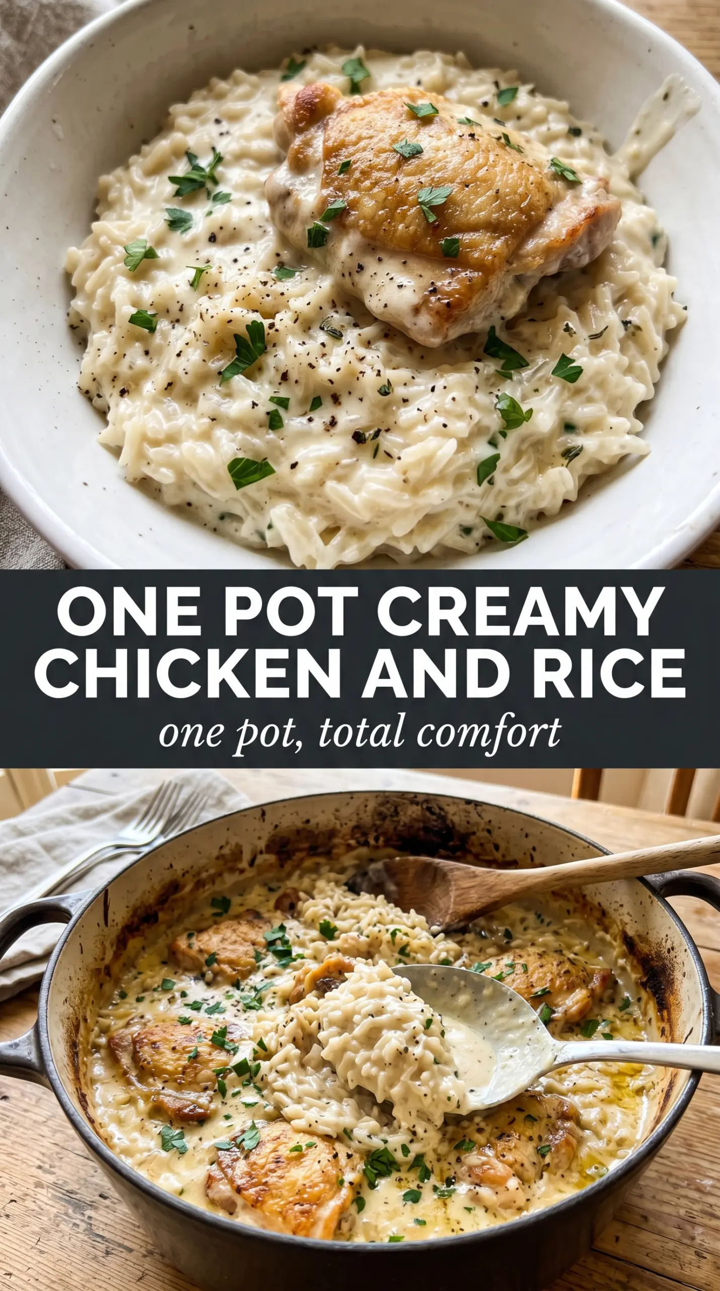 Baked chicken with sauce and herbs