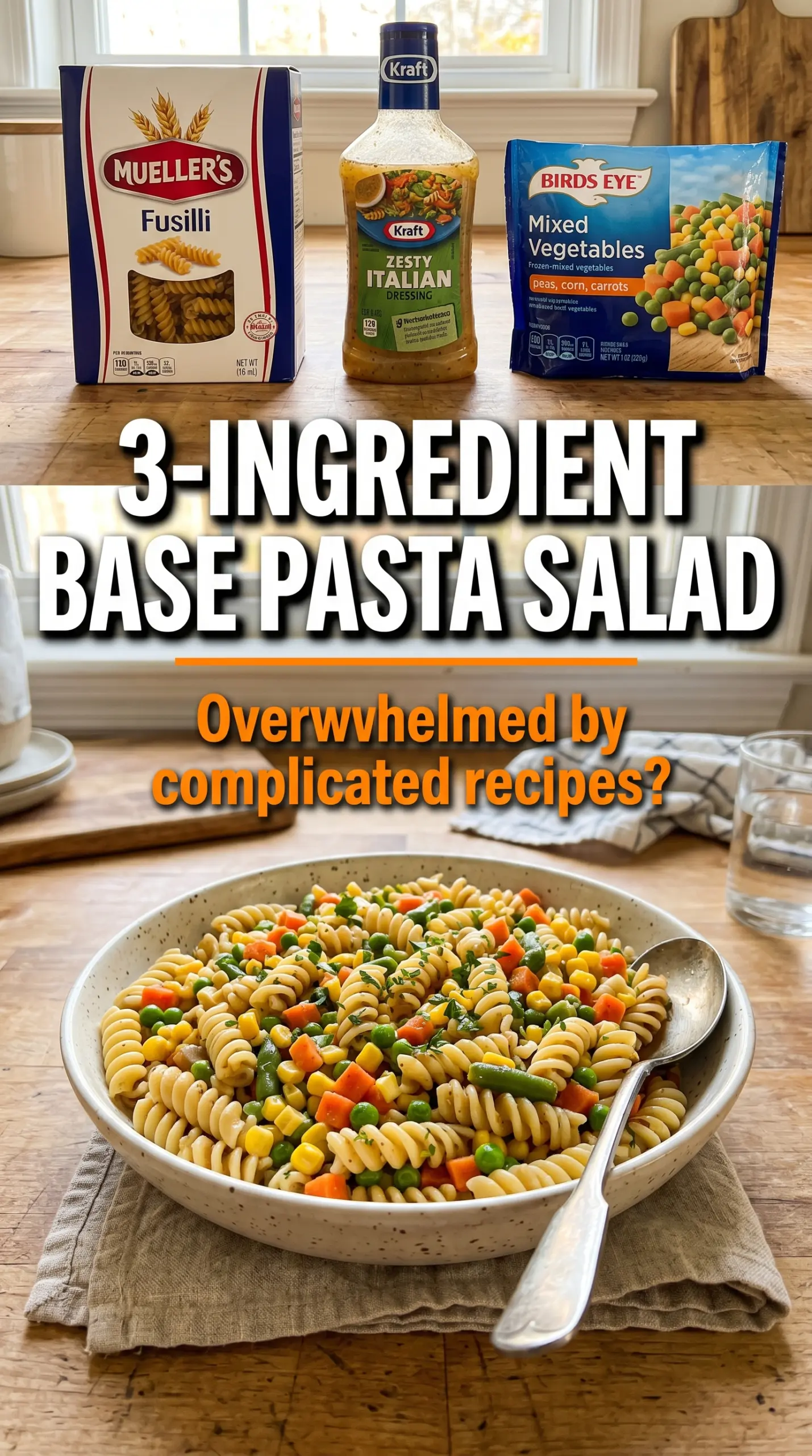 Pasta Salad With Italian Dressing colorful crunchy