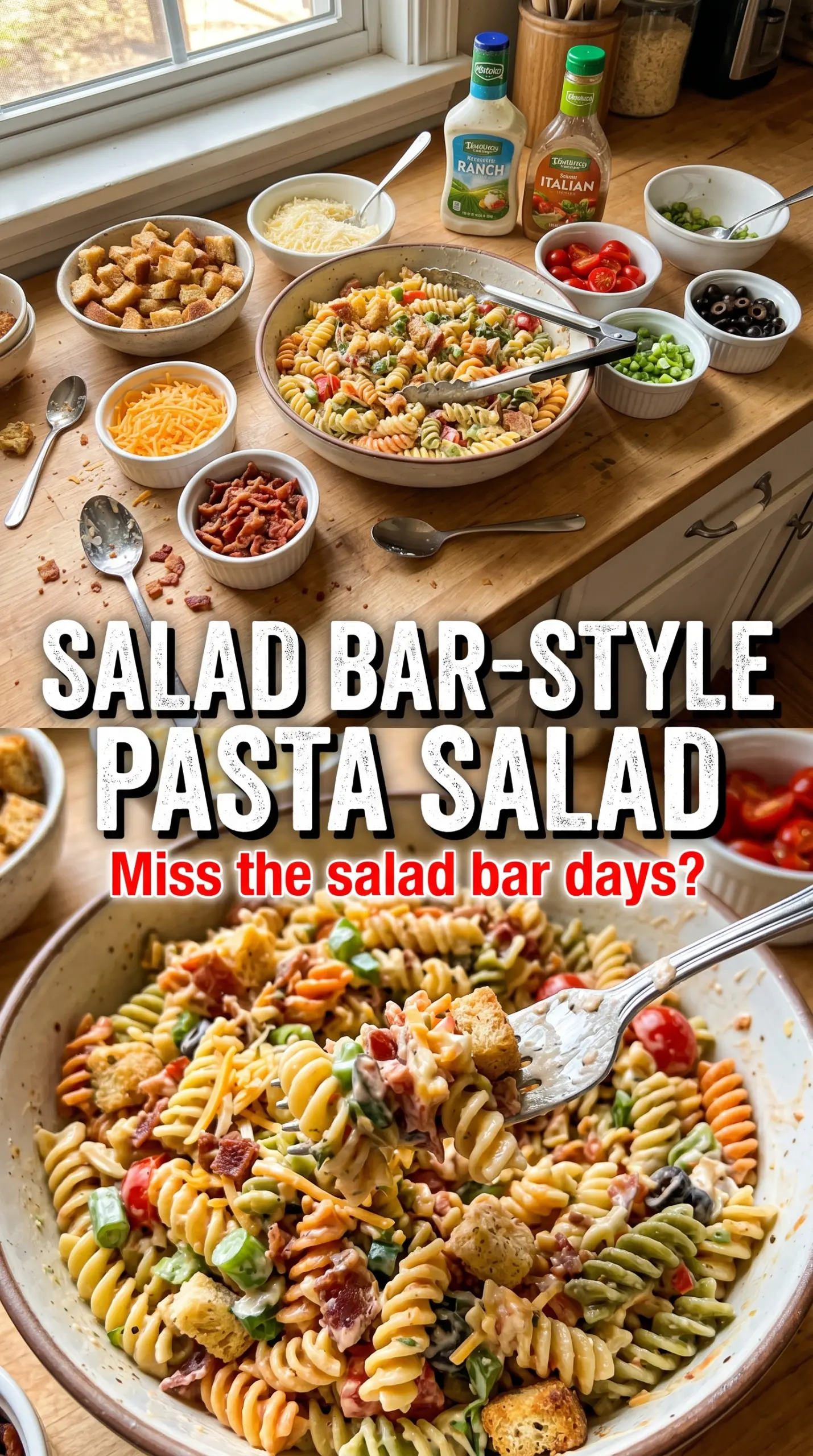 Ruby Tuesday Pasta Salad creamy broccoli bacon