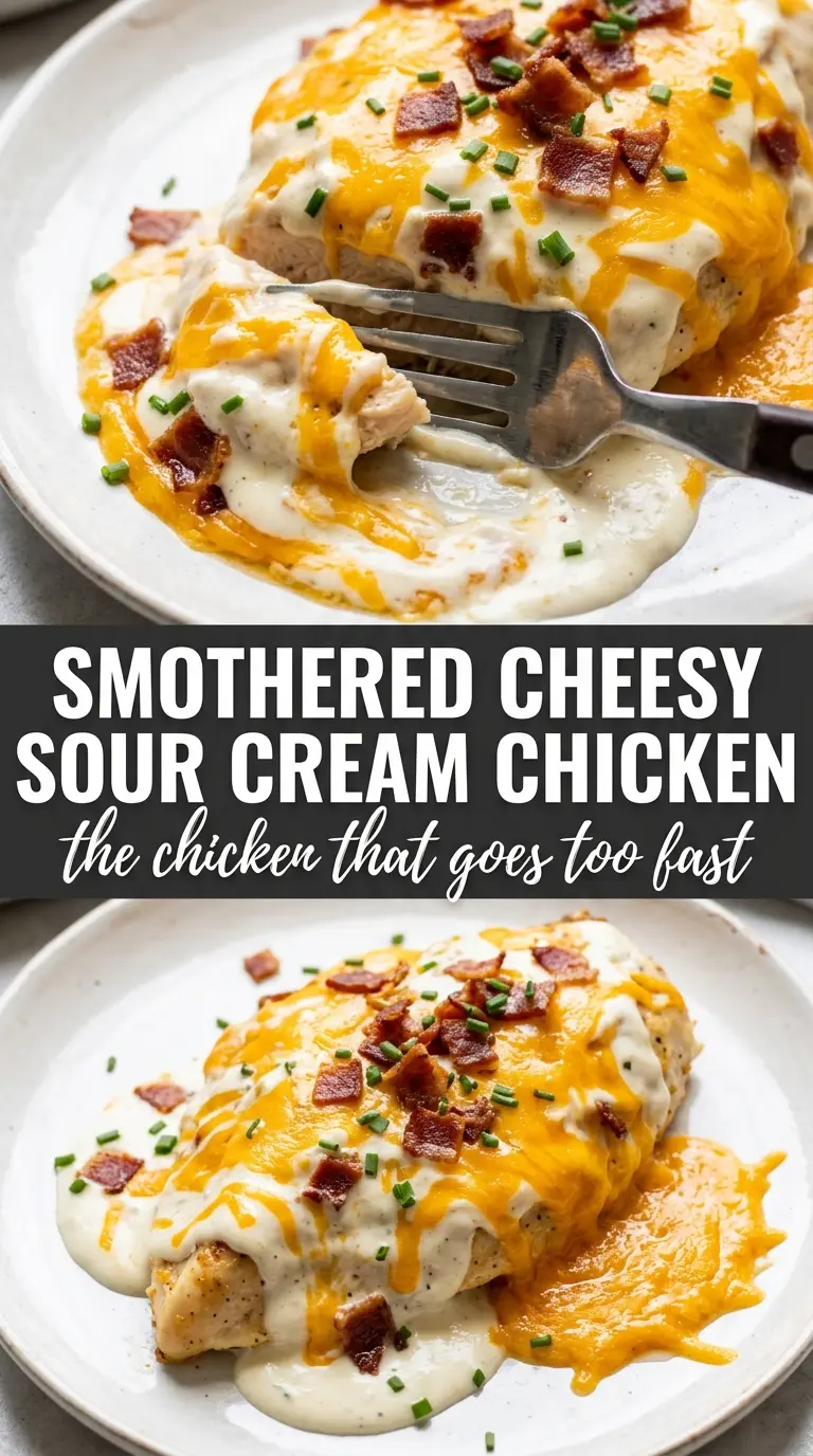Baked chicken with sauce and herbs