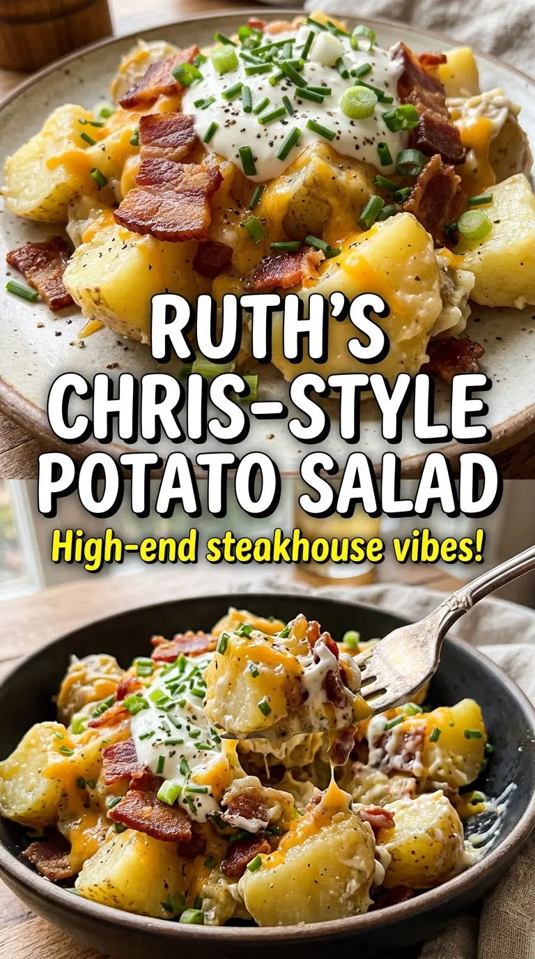Steakhouse potato salad loaded blue cheese bacon