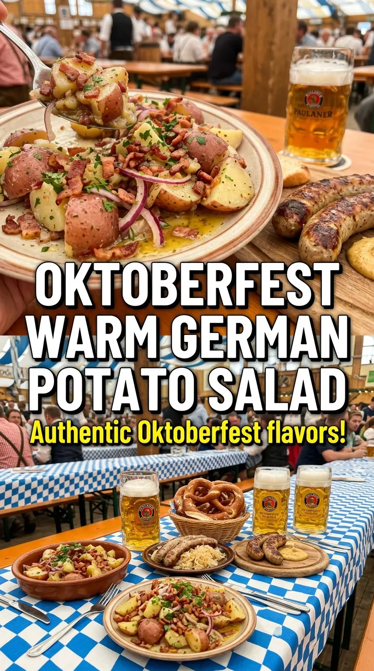 Warm German Potato Salad tangy bacon-vinegar