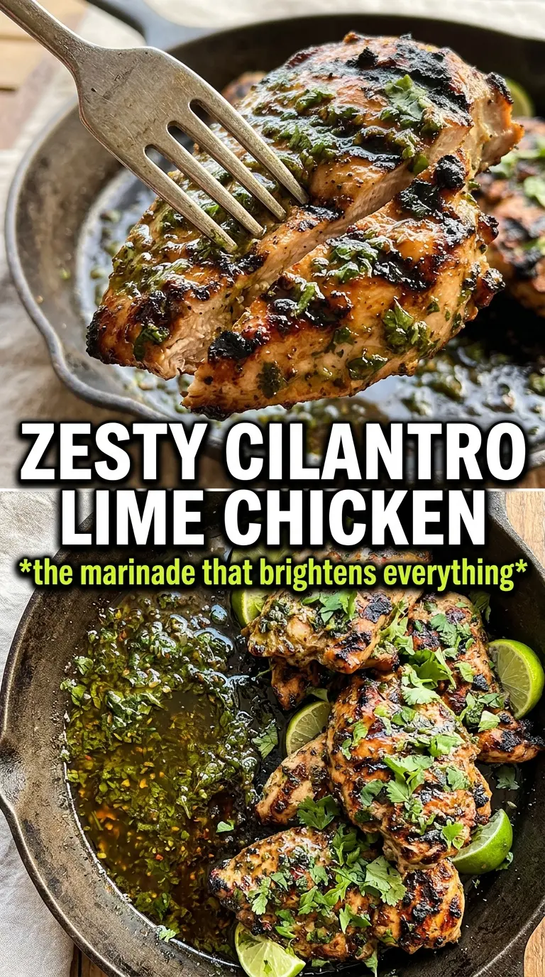 Cilantro Lime Chicken bright charred juicy