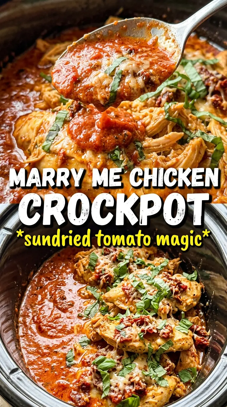 Crockpot Marry Me Chicken creamy saucy savory