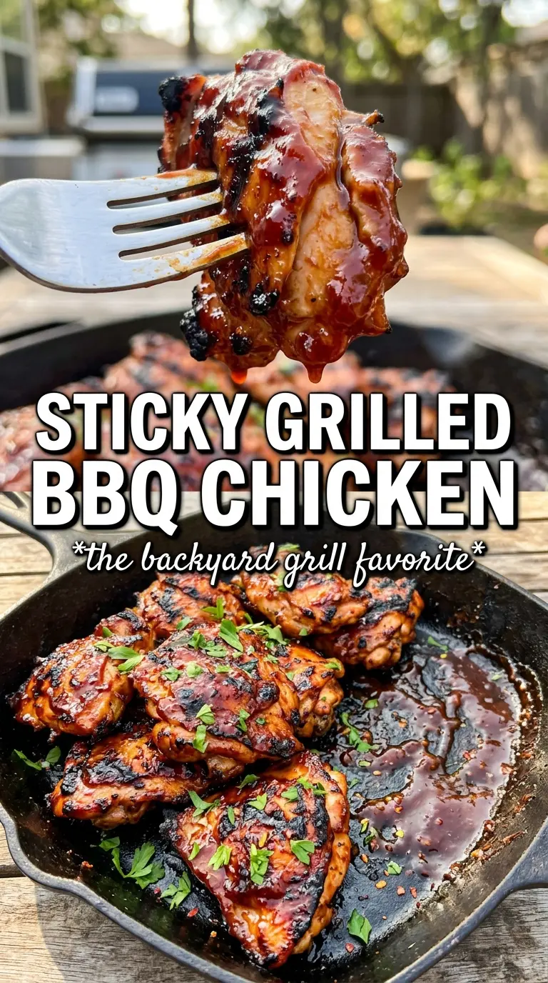 BBQ Chicken caramelized grilled smoky