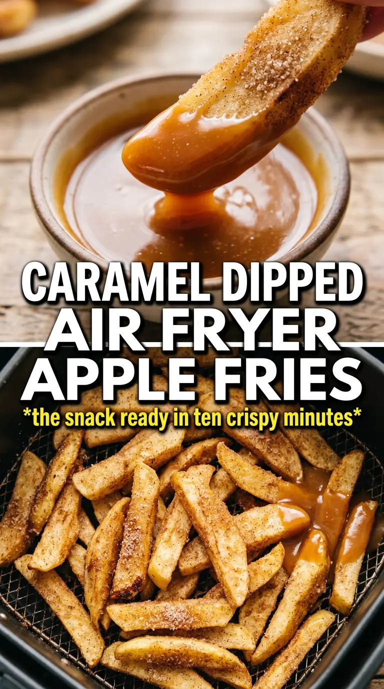 Air Fryer Apple Fries crisp cinnamon apple fries
