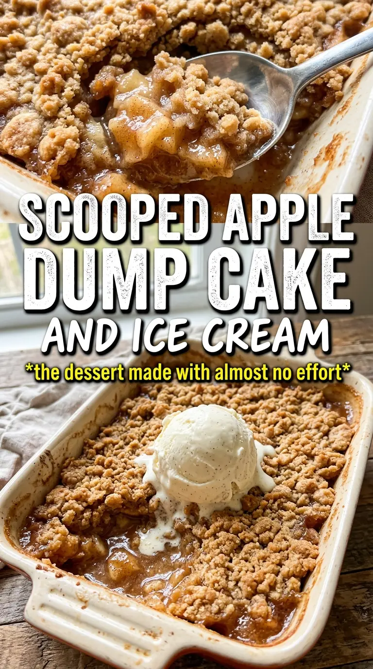 Apple dump cake golden crumble apples