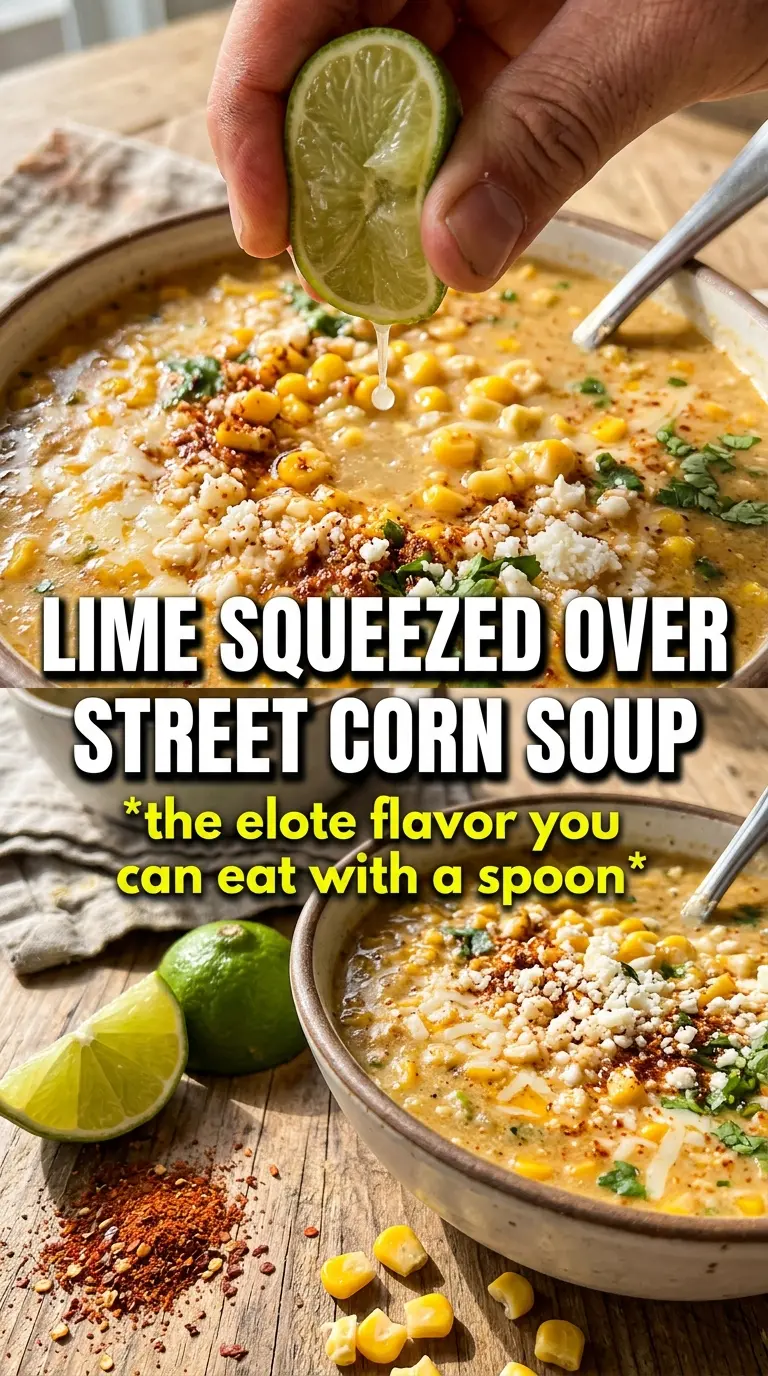 Eletoe Mexican Street Corn Soup (Elote-Inspired)