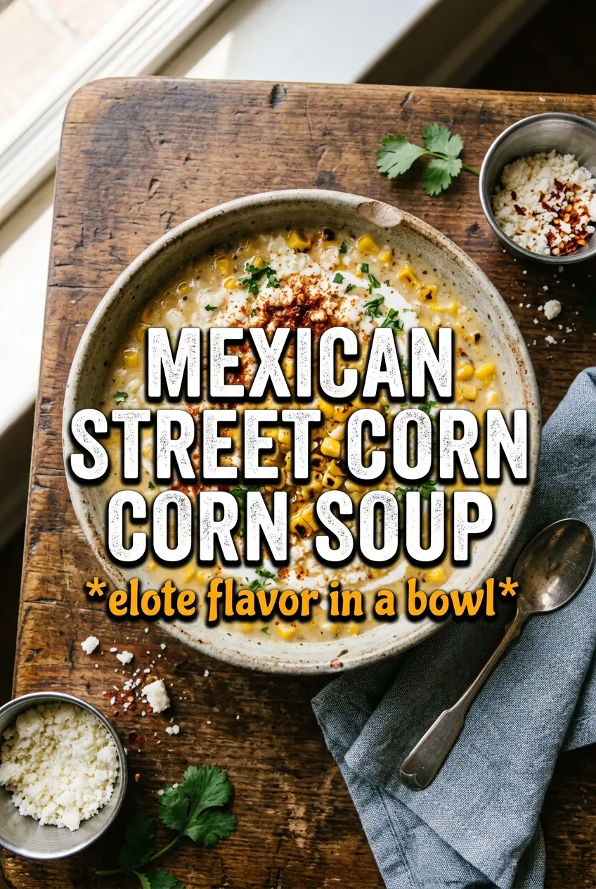 Eletoe Mexican Street Corn Soup (Elote-Inspired)