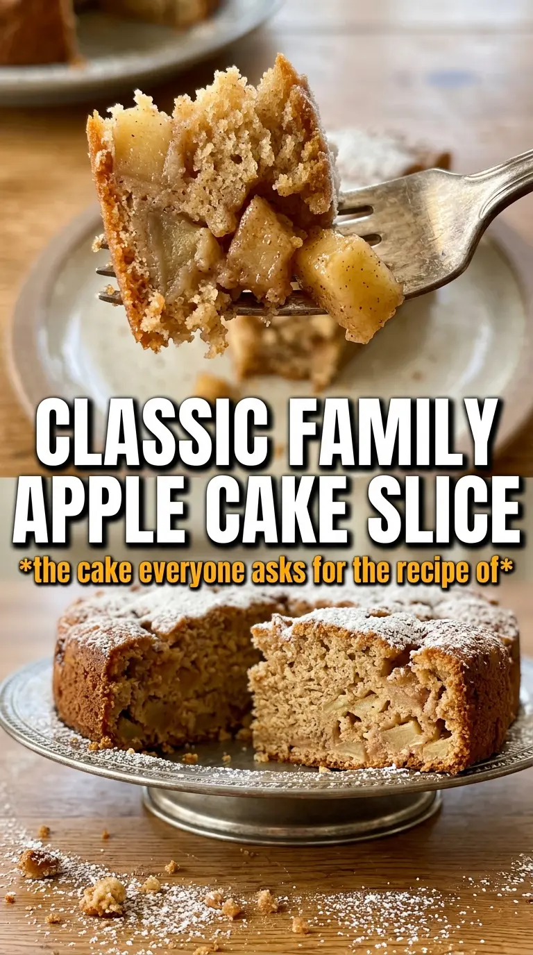 Mom's Best Apple Cake moist crumb, caramel frosting, apple walnut