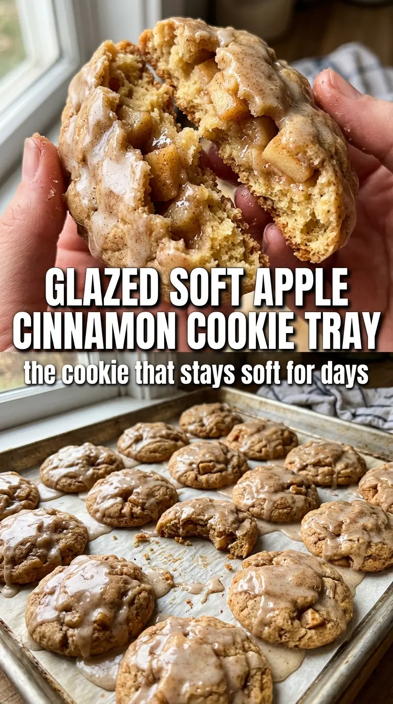 Soft Apple Cinnamon Cookies soft chewy apple cinnamon